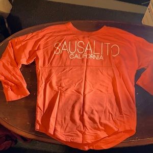 Sausalito CA Peach-Colored Shirt
